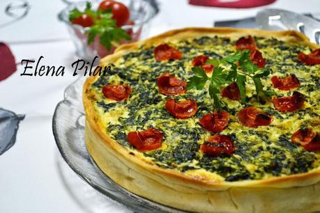 Tarta de espinacas y requesón Tarta de espinacas y requesón