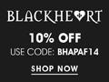 10% Off Any Purchase 4/8 - 5/7 with code BHAPAF14 at BlackHeartLingerie.com!