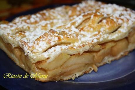 TARTA HOJALDRADA DE MANZANA