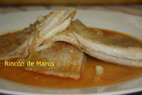 RAYA EN SALSA DE PIMENTÓN