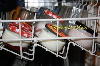 YOGUR EN EL LAVAVAJILLAS