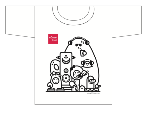 AGENDA 1, 2, 3 Y 4 DE MAYO.- Camiseta sonar kids