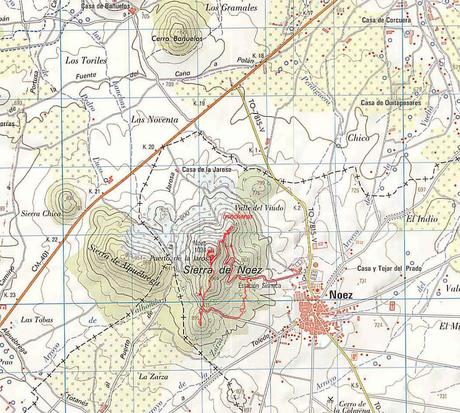 TO-CAS-060 Trinchera observatorio de la Guerra Civil de Noez