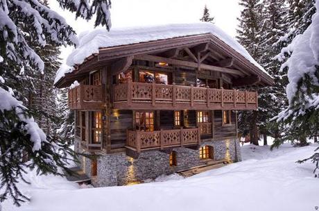 Chalet de Estilo Rustico en el Centro de Esqui de Courchevel