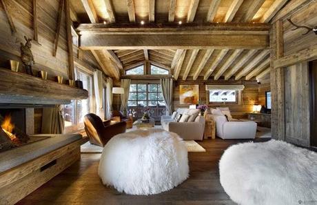 Chalet de Estilo Rustico en el Centro de Esqui de Courchevel