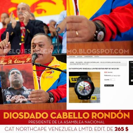 Los relojes revolucionarios de Diosdado