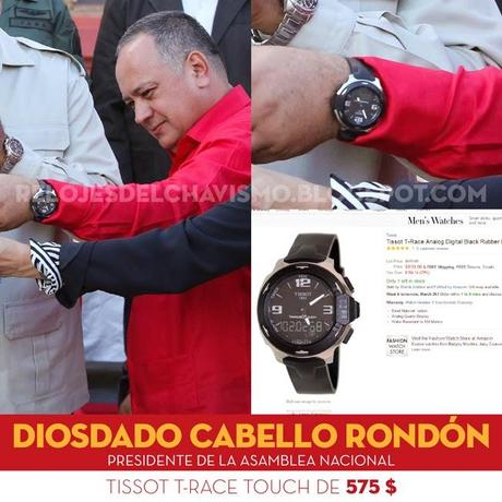 Los relojes revolucionarios de Diosdado