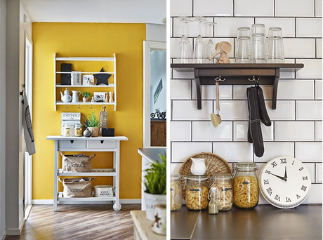 UNA DECORACION PERFECTA EN BLANCO NEGRO Y AMARILLO