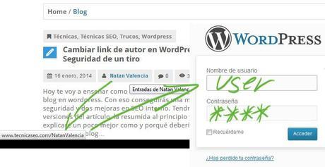 Cambiar el link de autor en WordPress: SEO y Seguridad como averiguar el login de un usuario de wordpress