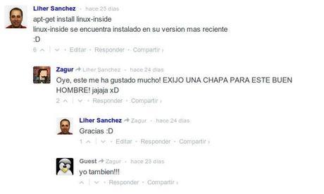 He ganado, bieennnn :D comentario-linux-inside