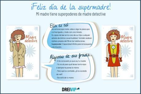 Infografia Dia de la madre superpoder mama