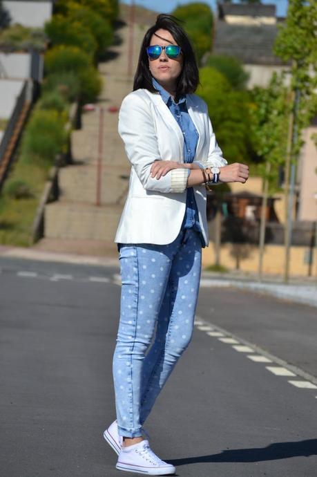 Casual with polka dots