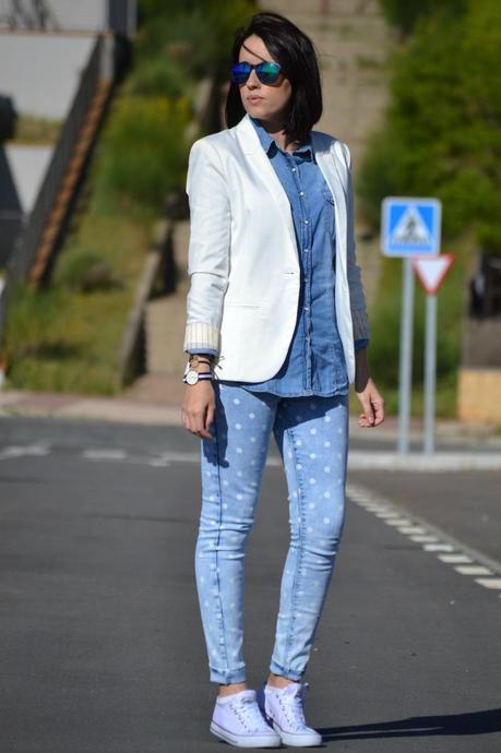 Casual with polka dots