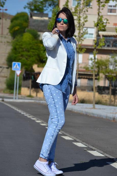 Casual with polka dots