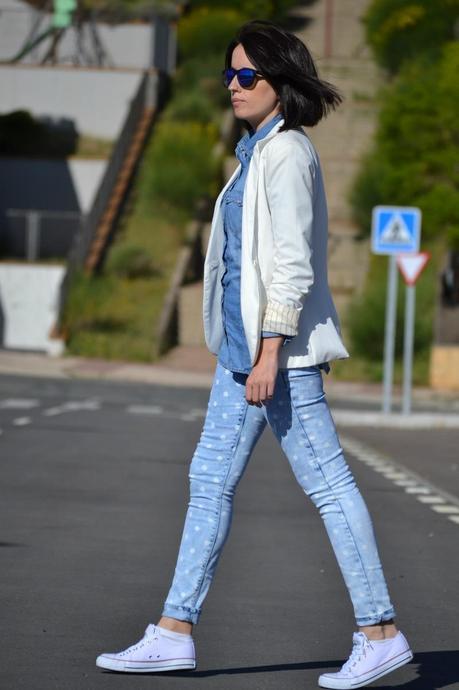 Casual with polka dots