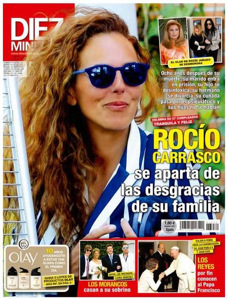 PORTADA DIEZ MINUTOS: ROCIO CARRASCO CON GAFAS SOL 41