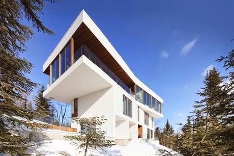 Casa Minimalista en las Montanas de Canada