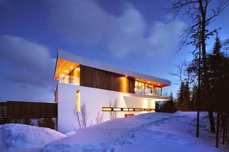 Casa Minimalista en las Montanas de Canada