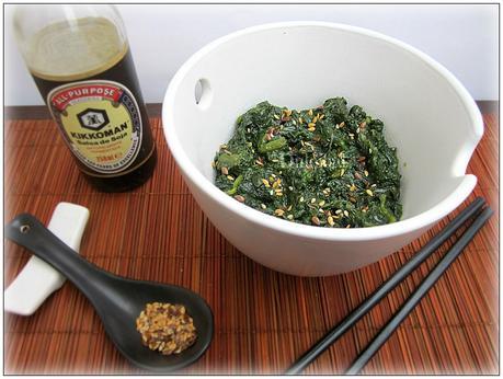ESPINACAS CON SÉSAMO ('SHIGIMCHEE') ESPINACAS CON SÉSAMO ('SHIGIMCHEE')