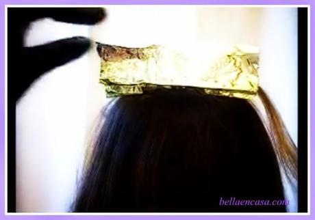 RETOQUE DE MECHAS O RAYOS EN EL CABELLO PASO A PASO!!