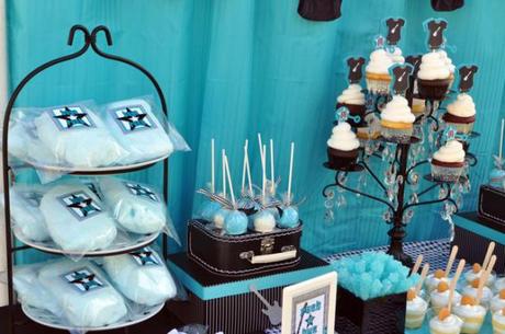 Lindas mesas decoradas para baby shower