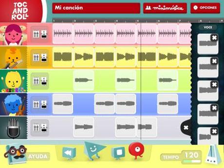 App para niños que componen música