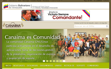 Nueva versión 4.0 de Canaima / Linux