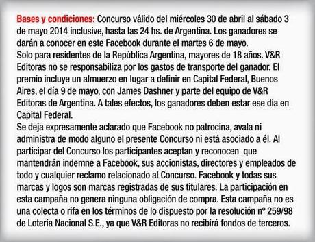 Concurso: ¿Quién quiere almorzar con James Dashner?