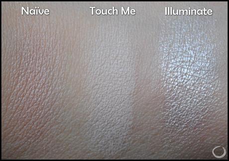 Swatches sombras Makeup Revolution