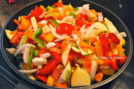 GARBANZOS CON VERDURAS AL CURRY