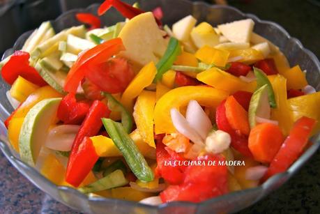 GARBANZOS CON VERDURAS AL CURRY