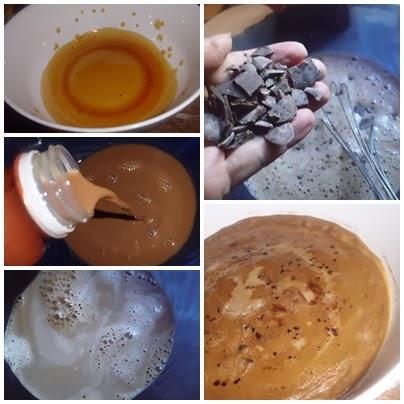 flan de capuccino en el microondas