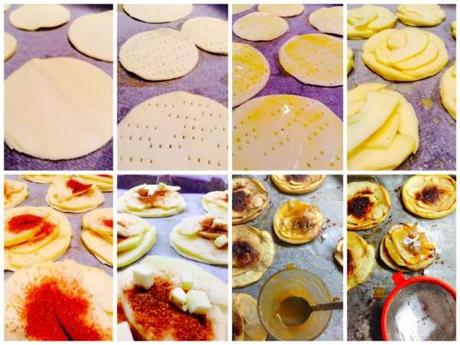 Tarta de manzana y hojaldre. Ingredientes