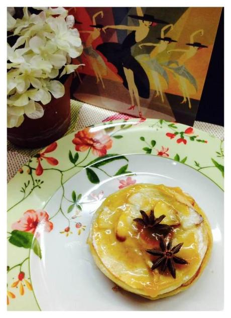 Tarta de manzana y hojaldre