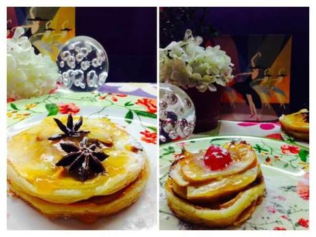 Tarta de Manzana y hojaldre _Fotor