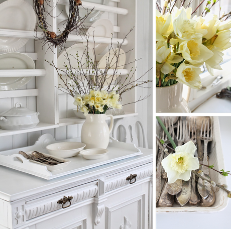 RINCONES SHABBY CHIC ADORNADOS CON FLORES.