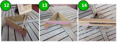 DIY: Tutorial paso a paso como hacer un sujeta libros casero
