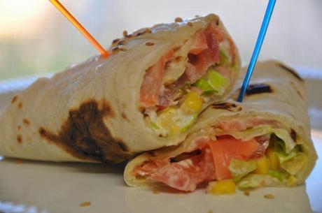 Tortillas Con Trucha Ahumada