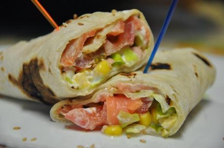 Tortillas Con Trucha Ahumada