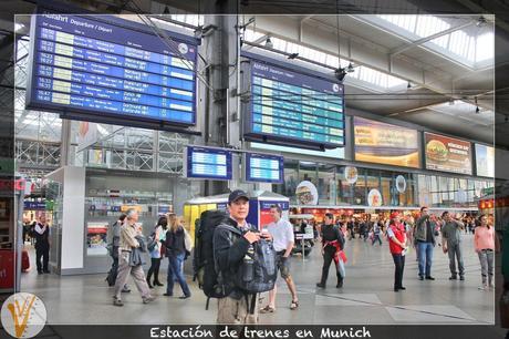 Estación de trenes en Munich