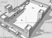 ARZOBISPALcalá: Recreación virtual Alcázar Palacio Arzobispal Ciudad Alcalá Henares, hipótesis arquitectónica siglo XIII.