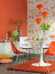 Ambientes de la casa en color naranja