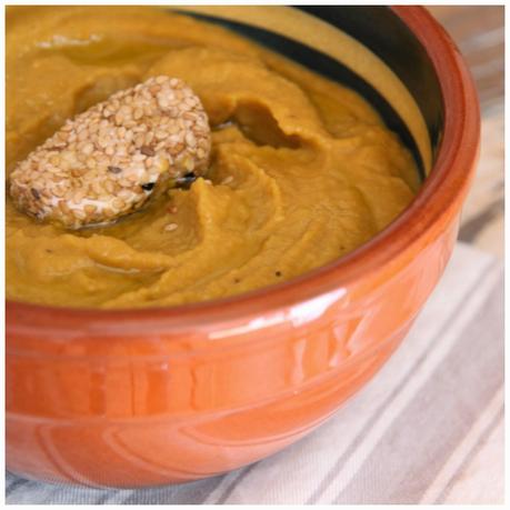 Crema especiada de lentejas rojas