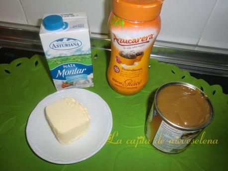 Tarta de dulce de leche y chocolate