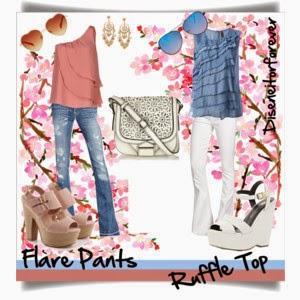 Ruffle Tops and Flare Pants