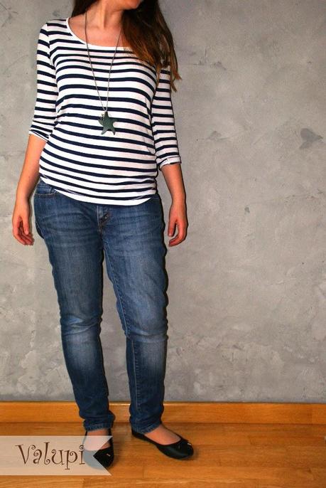 Outfit lowcost: Look marinero