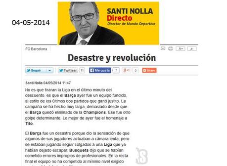 La prensa catalana este fin de semana