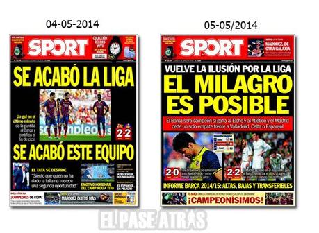 La prensa catalana este fin de semana