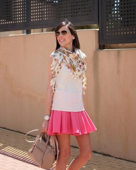 Falda rosa H&M