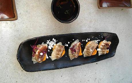 Wagyu Gyoza en SushiSamba